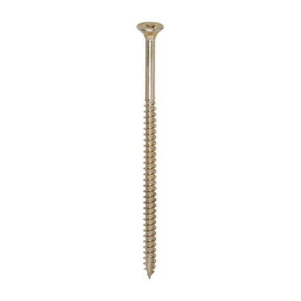 Picture of TIMCO CLASSIC COUNTERSUNK SCREW PZ2 YELLOW 5.0 X 100MM (100 PACK)