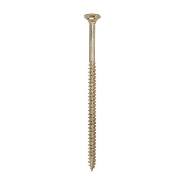 Picture of TIMCO CLASSIC COUNTERSUNK SCREW PZ2 YELLOW 5.0 X 100MM (100 PACK)