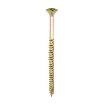 Picture of TIMCO CLASSIC COUNTERSUNK SCREW PZ2 YELLOW 5.0 X 120MM (100 PACK)