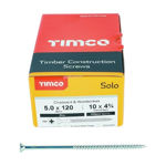 Picture of TIMCO SOLO COUNTERSUNK WOODSCREW PZ2 ZINC 5.0 X 120MM (100 PACK)