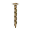 Picture of TIMCO CLASSIC COUNTERSUNK SCREW PZ3 YELLOW 6.0 X 50MM (200 PACK)