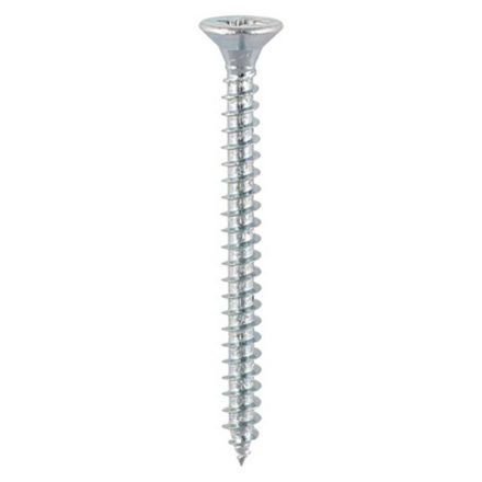 Picture of TIMCO SOLO COUNTERSUNK WOODSCREW PZ3 ZINC 6.0 X 50MM (200 PACK)