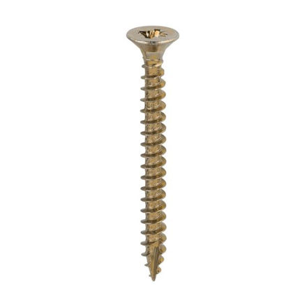 Picture of TIMCO CLASSIC COUNTERSUNK SCREW PZ3 YELLOW 6.0 X 60MM (200 PACK)