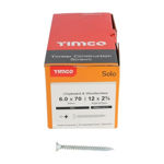 Picture of TIMCO SOLO COUNTERSUNK WOODSCREW PZ3 ZINC 6.0 X 70MM (200 PACK)