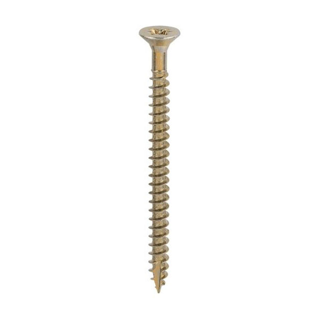 Picture of TIMCO CLASSIC COUNTERSUNK SCREW PZ3 YELLOW 6.0 X 80MM (200 PACK)