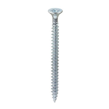 Picture of TIMCO SOLO COUNTERSUNK WOODSCREW PZ3 ZINC 6.0 X 80MM (200 PACK)