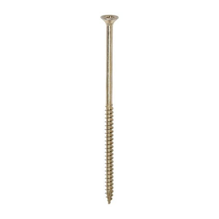 Picture of TIMCO CLASSIC COUNTERSUNK SCREW PZ3 YELLOW 6.0 X 130MM (100 PACK)