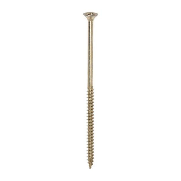 Picture of TIMCO CLASSIC COUNTERSUNK SCREW PZ3 YELLOW 6.0 X 130MM (100 PACK)
