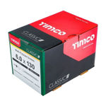 Picture of TIMCO CLASSIC COUNTERSUNK SCREW PZ3 YELLOW 6.0 X 130MM (100 PACK)