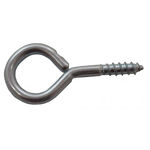 Picture of 25 X 2MM ZP STEEL SCREW EYES (PACK OF 4)