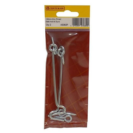 Picture of 100MM (4") ZP GATE HOOK & EYES (PACK OF 2)