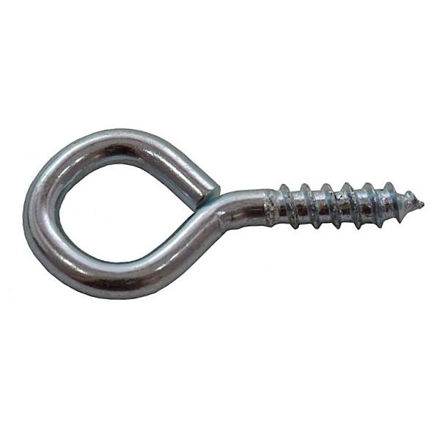 Picture of 55 X 5MM ZP STEEL SCREW EYES (PACK OF 4)