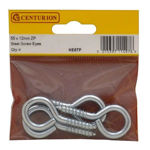 Picture of 55 X 5MM ZP STEEL SCREW EYES (PACK OF 4)