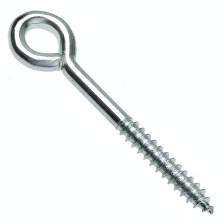 Picture of 4116932 75MM 3"" ZP VINE EYES TO SCREW 10PK