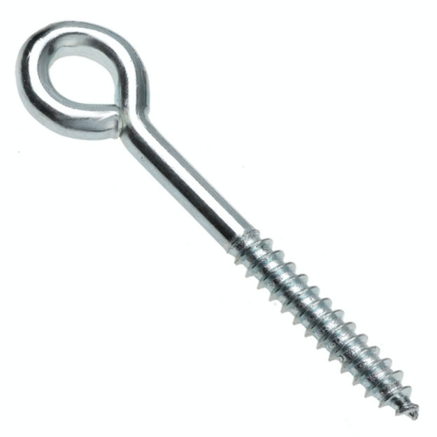 Picture of 4116932 75MM 3"" ZP VINE EYES TO SCREW 10PK
