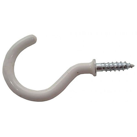 Picture of 50MM WHITE PVC CUP HOOKS (PK 4)