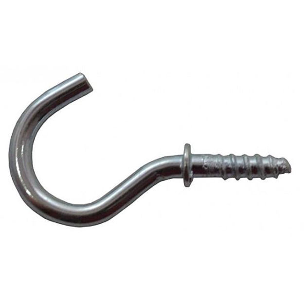 Picture of 19MM ZP SHOULDERED CUP HOOKS (PACK OF 5)