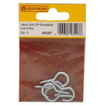 Picture of 19MM ZP SHOULDERED CUP HOOKS (PACK OF 5)