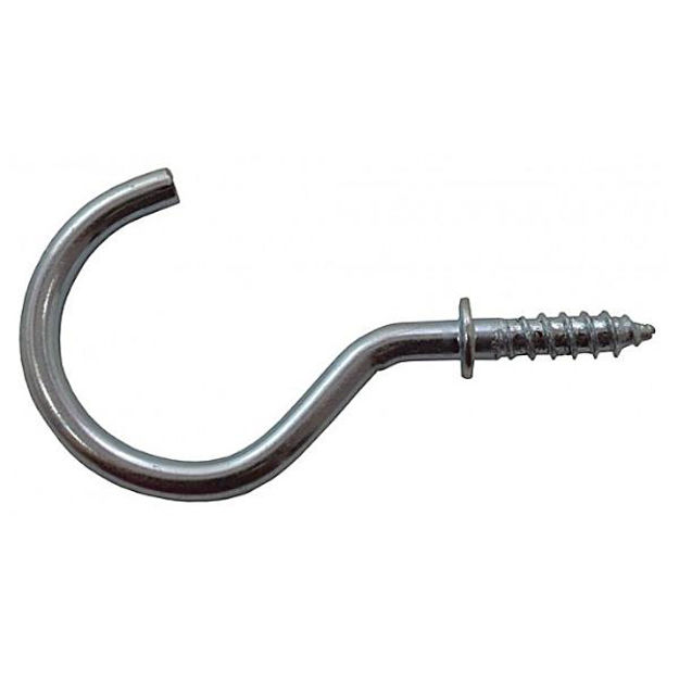 Picture of 38MM ZP SHOULDERED CUP HOOKS (PACK OF 5)