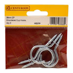 Picture of 38MM ZP SHOULDERED CUP HOOKS (PACK OF 5)