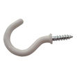Picture of 32MM WHITE PVC SHOULDERED CUP HOOKS (PACK OF 5)