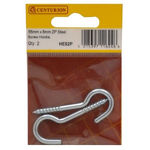 Picture of 55MM X 8MM ZP STEEL SCREW HOOKS (PACK OF 2)