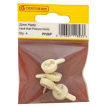 Picture of 22MM PLASTIC HARD WALL PICTURE HOOKS (PACK OF 4)