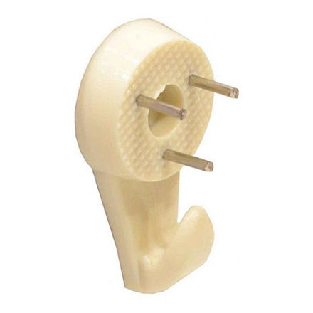 Picture of 30MM PLASTIC HARD WALL PICTURE HOOKS (PACK OF 4)