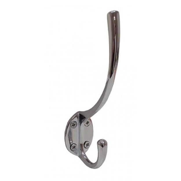 Picture of 125MM CP SOLID BRASS HAT & COAT HOOK