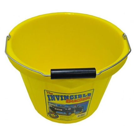 Picture of BUCKET - YELLOW HEAVY DUTY BUILDERS - 15 LITRE