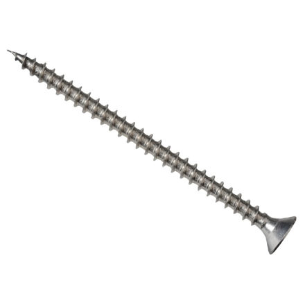 Picture of FORGEFIX A2 STAINLESS STEEL POZIDRIV COUNTERSUNK SCREWS PZ2 4.00 X 25MM (200 PACK)