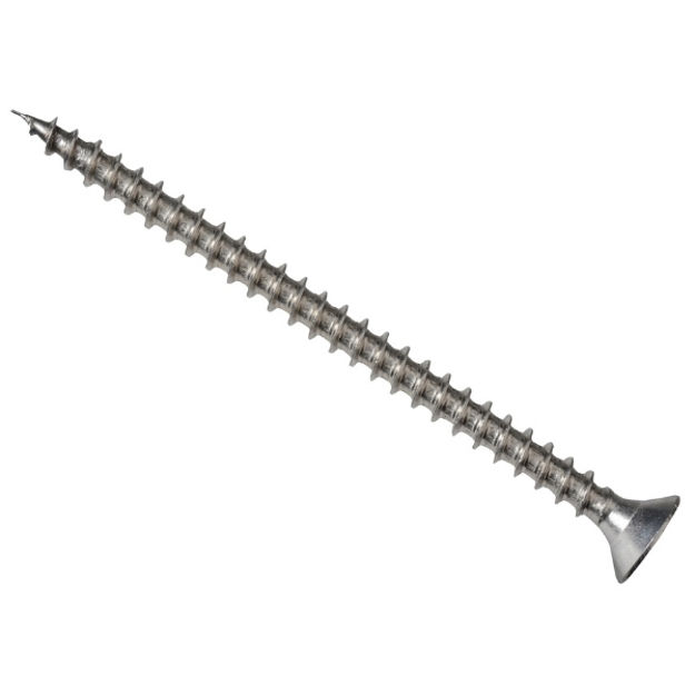 Picture of FORGEFIX A2 STAINLESS STEEL POZIDRIV PZ2 COUNTERSUNK SCREWS 5 X 50MM (200 PACK)