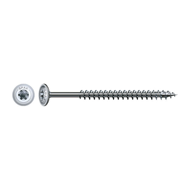 Picture of SPAX WIROX T-STAR PLUS WASHER HEAD SCREW 6MM X 80MM
