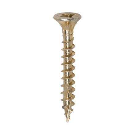Picture of TIMCO C2 STRONG-FIX MULTI PURPOSE COUNTERSUNK SCREW PZ2 YELLOW 4.0 X 30MM (200 PACK)