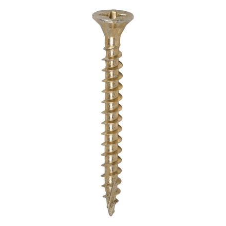 Picture of TIMCO C2 STRONG-FIX MULTI PURPOSE COUNTERSUNK SCREW PZ2 YELLOW 4.0 X 40MM (200 PACK)
