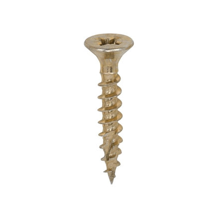 Picture of TIMCO C2 STRONG-FIX MULTI PURPOSE COUNTERSUNK SCREW PZ2 YELLOW 5.0 X 30MM (200 PACK)
