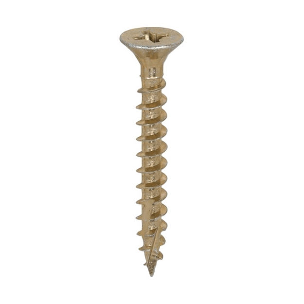 Picture of TIMCO C2 STRONG-FIX MULTI PURPOSE COUNTERSUNK SCREW PZ2 YELLOW 5.0 X 40MM (200 PACK)