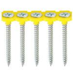 Picture of TIMCO COLLATED DRYWALL FINE THREAD BUGLE HEAD ZINC SCREWS 3.5 X 32 (1000 PACK)