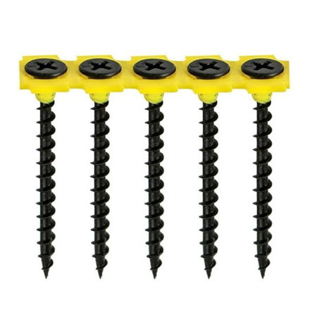 Picture of TIMCO COLLATED DRYWALL COARSE THREAD BUGLE HEAD SCREWS 3.5 X 55MM (1000 PACK)