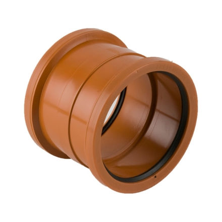 Picture of 5001 110MM DOUBLE SOCKET PVC DRAIN COUPLER