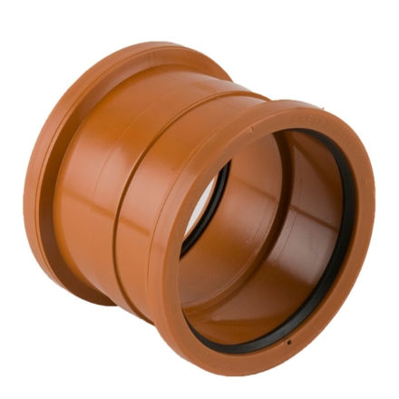 Picture of 7001 160MM DOUBLE SOCKET PVC COUPLER