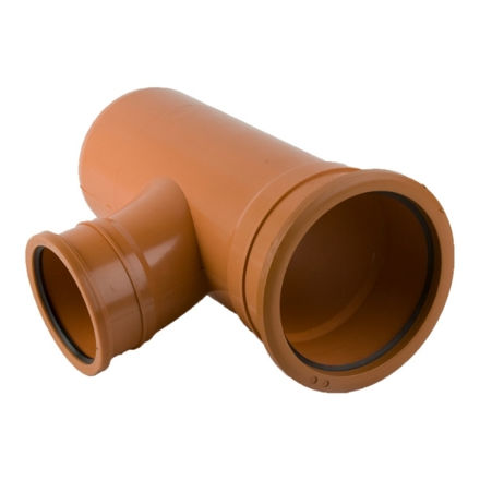 Picture of 7091 160MM 87.5 DEG DOUBLE SOCKET BRANCH