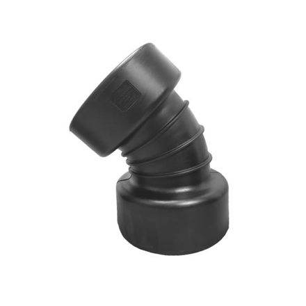 Picture of 2TB45 225MM 45° TWINWALL DOUBLE SOCKET BEND WITH SEALS