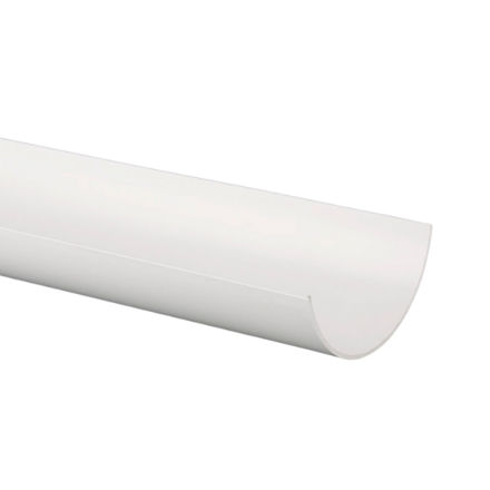 Picture of BR42 112MM ROUNDSTYLE GUTTER 4M ARCTIC
WHITE
