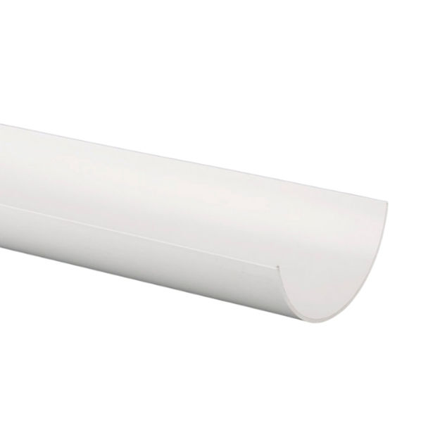 Picture of BR42 112MM ROUNDSTYLE GUTTER 4M ARCTIC
WHITE
