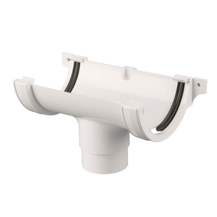 Picture of BR45 112MM GUTTER RUNNING OUTLET ARCTIC
WHITE
