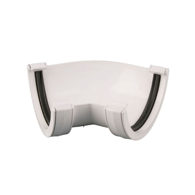 Picture of BR49 112MM 135 DEG GUTTER ANGLE ARCTIC
WHITE
