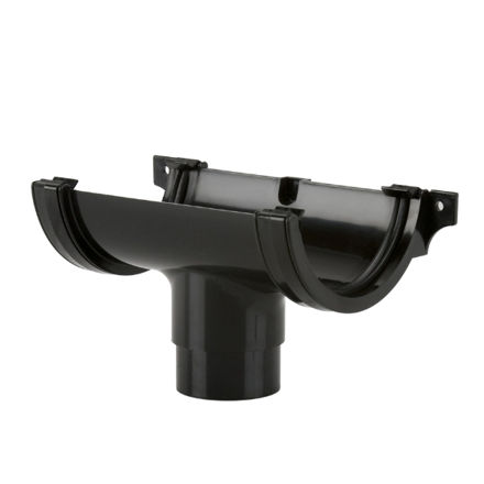Picture of BR45 112MM GUTTER RUNNING OUTLET BLACK