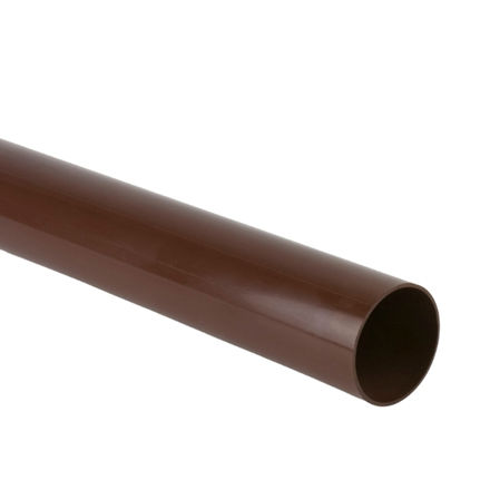 Picture of BR203 68MM ROUND DOWNPIPE 4M LONG BROWN