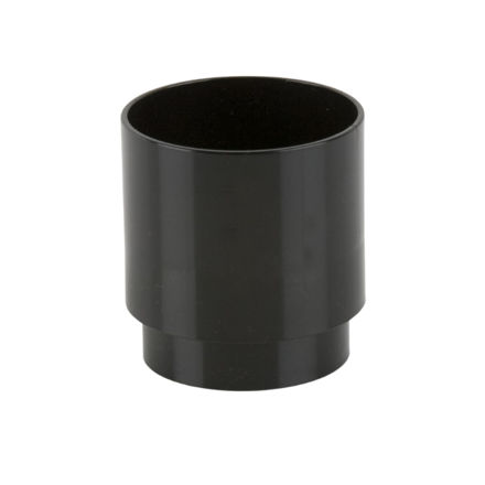 Picture of BR206 68MM ROUND DOWNPIPE CONNECTOR BLACK